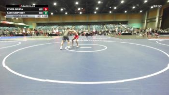 157 lbs Round Of 32 - Ryker Gibson, Western Wyoming vs Sam Humphrey, Embry-Riddle