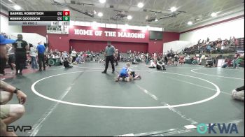 43 lbs Rr Rnd 2 - Gabriel Robertson, Chandler Takedown Club vs Henrik Goodgion, Chandler Takedown Club