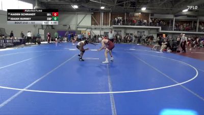 141 lbs Cons. Round 1 - Kaiden Schrandt, Wisconsin-La Crosse vs Isaiah Burney, Simpson