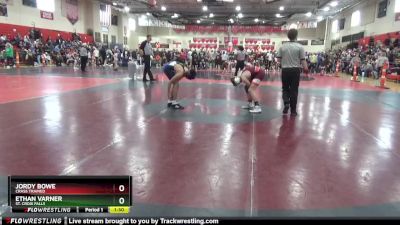 130 lbs Round 3 - Ethan Varner, St. Croix Falls vs Jordy Bowe, Crass Trained