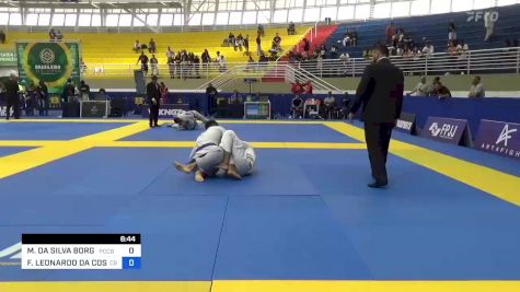 MATHEUS DA SILVA BORGES vs FELIPE LEONARDO DA COSTA LIMA 2023 Brasileiro Jiu-Jitsu IBJJF