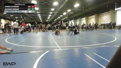 58 lbs Consi Of 4 - Jaxon Clayborn, Wtc vs Richard Widman, Husky Wrestling Club