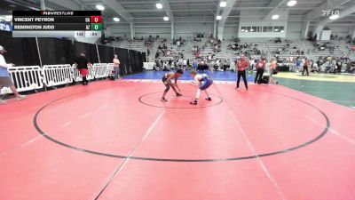 120 lbs Consi Of 16 #1 - Vincent Peyron, CA vs Remington Judd, AZ