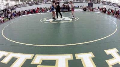 85 lbs McKenzie Astorino, Pennsylvania Blue vs Zada Contreras, California Blue