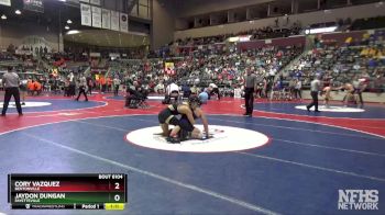 6A 165 lbs Semifinal - Jaydon Dungan, Fayetteville vs Cory Vazquez, Bentonville