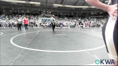 70 lbs Consi Of 8 #1 - Karsyn Dixon, Mannford Pirate Youth Wrestling vs Weston Brownback, Husky WC