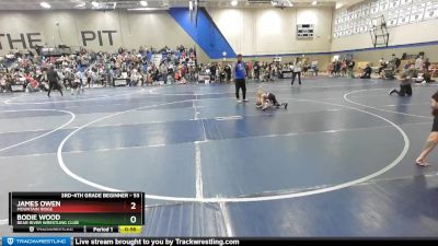 53 lbs Round 1 - James Owen, Mountain Ridge vs Bodie Wood, Bear River Wrestling Club