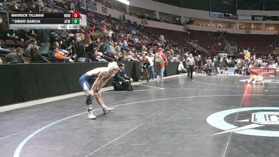 5A 138 lbs Cons. Round 2 - Diego Garcia, Atrisco Heritage vs Mavrick Tillman, Hobbs