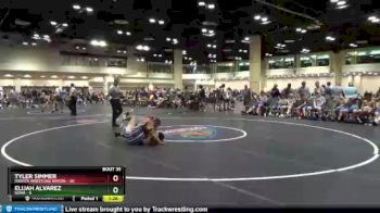 160 lbs Round 7 (10 Team) - Tyler Simmer, Dakota Wrestling Nation vs Elijah Alvarez, SOWA