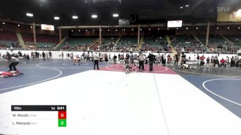 78 lbs Consi Of 4 - Wheston Moudy, Team Oklahoma vs Leonidas Marquez, Bulldogs Jr Wrestling