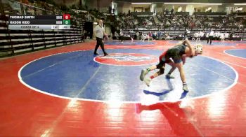 77 lbs Consi Of 4 - Thomas Smith, Backyard Brawlers Wrestling Club vs Kason Kidd, Roundtree Wrestling Academy