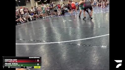 170 lbs Quarters & Wb (16 Team) - Ashton Hoy, Gulf Coast WC vs Frank Sokol, Williamson County WC