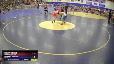 149 lbs Semifinal - Sunny Koons, Silverton Mat Club vs Leonel Vargas, Pirate WC