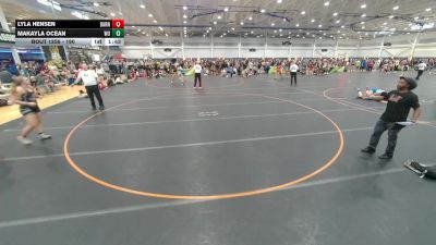 190 lbs Round 5 - Makayla Ocean, Wrestling University vs Lyla Hensen, Unattached
