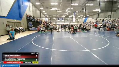 92 lbs Cons. Round 3 - Halatoa Mateaki, Champions Wrestling Club vs D`Artagnan Fillmore, Wasatch Wrestling Club