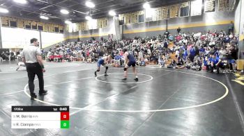 170 lbs Consi Of 8 #1 - Matias Berrio, Avon vs Rocco Ciampa, Rockville