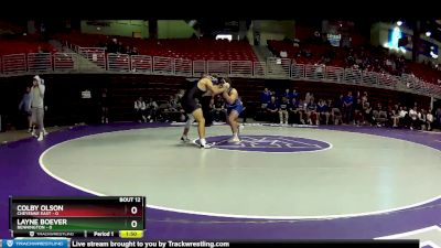 190 lbs Round 4 (6 Team) - Layne Boever, Bennington vs Colby Olson, Cheyenne East