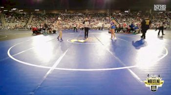 G5A-155 lbs Quarterfinal - Lyndi Cisco, ANADARKO (Girls) vs Aspen Atkinson, HARRAH (Girls)