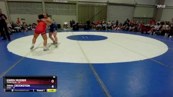 140 lbs Round 5 (6 Team) - Gwen Musser, Texas Blue vs Taya Crookston, Utah