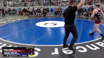 144 lbs Quarterfinal - Ezekiel Bolton, Interior Grappling Academy vs Paul Minke, Anchor Kings Wrestling Club