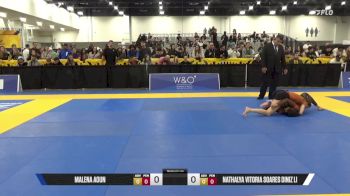 Nathalya Vitoria Soares Diniz Li vs Malena Aoun 2025 World IBJJF Jiu-Jitsu No-Gi Championship