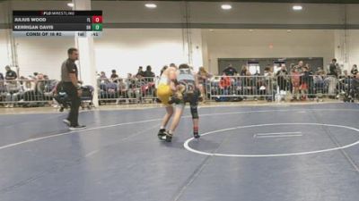 120 lbs Consi Of 16 #2 - Julius Wood, FL vs Kerrigan Davis, OH