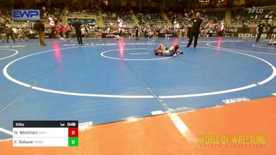 61 lbs Consolation - Nathan Beckham, OCRTC vs Emmanuel Salazar, Grindhouse Wrestling