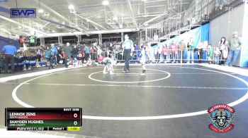 46 lbs 3rd Place Match - Shayden Hughes, Linn County vs Lennox Zens, South Dakota