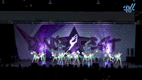 Nebraska Dance - Youth Pom White 24.25 [2025 Youth - Pom - Large Day] 2025 DanceFest Grand Nationals