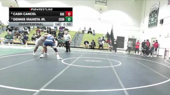 197 lbs Quarterfinal - Dennis Iraheta Jr., Cerritos vs Cash Cancel, Bakersfield College