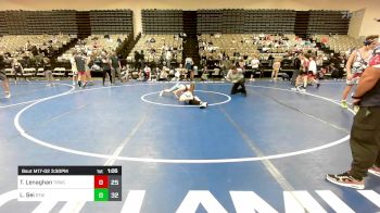 131 lbs Rr Rnd 2 - Tristan Lenaghan, Toms River Wrestling Club vs Lucas Sei, Shore Thing Wave