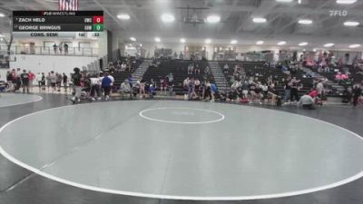 132 lbs Cons. Semi - Zach Held, UWC vs George Bringus, Greater Heights Wrestling