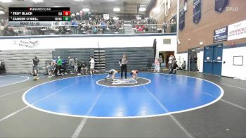 52 lbs Cons. Round 2 - Zander O`Niell, Thunder Ridge Outlaws Wrestling Club vs Troy Black, Idaho