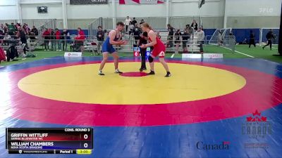 92kg Cons. Round 3 - Griffin Wittliff, Sarnia Bluewater WC vs William Chambers, Nova Scotia Dragons