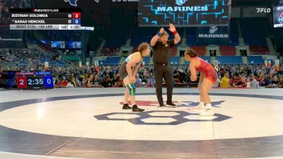 155 lbs Quarters - Jestinah Solomua, CA vs Sarah Henckel, CT