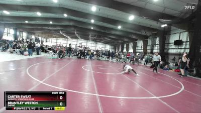 70 lbs Cons. Round 3 - Brantley Weston, Empire vs Carter Sweat, Wasatch Wrestling Club