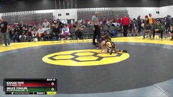 75 lbs Placement Matches (8 Team) - Bruce Fowler, Olympia/Demolition vs Kamari Tate, PA Alliance