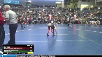 130 lbs Champ. Round 1 - Jaxson Goepfert, Nebraska Boyz vs Eli Cox, Indianola/ Ubasa Wrestling Aca