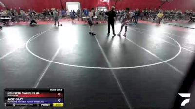 170 lbs Champ. Round 1 - Kenneth Vaughn Jr., Wisconsin vs Jase Gray, Poynette Panther Youth Wrestling