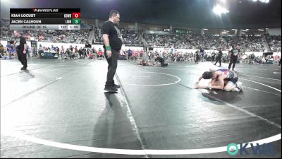 120 lbs Round Of 16 - Kiah Locust, Cowboy Wrestling Club vs Jacen Calhoun, Lions Wrestling Academy