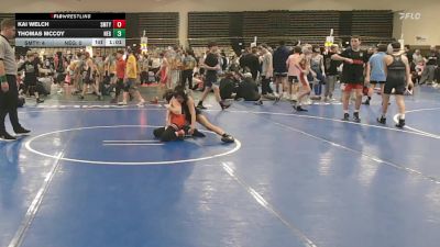 77 lbs Rr Rnd 4 - Kai Welch, Smitty's Barn - MSC vs Thomas McCoy, New England Gold - MSC