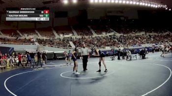 114-D2 Champ. Round 1 - Mairead Greenwood, Snowflake High School vs Kaliyah Molina, Yuma Catholic High School