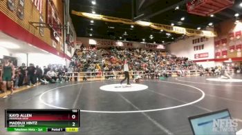 150 lbs Quarterfinal - Maddux Hintz, Green River vs Kayd Allen, Mountain View