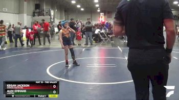 82 lbs Cons. Round 2 - Alex Emmans, Lawton vs Kegan Jackson, Gobles Youth WC