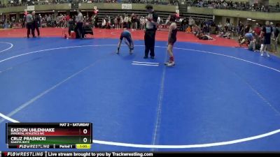 70 lbs Champ. Round 2 - Cruz Prasnicki, Dakota Boyz vs Easton Uhlenhake, Immortal Athletics WC