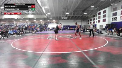 285 lbs Round 4 (10 Team) - Cole Hennings, Dakota Wesleyan (S.D.) vs Keandre Miles, St. Ambrose University
