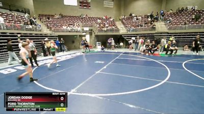 99 lbs Cons. Round 3 - Ford Thornton, South Summit Wrestling Club vs Jordan Dodge, BULLDOG WC