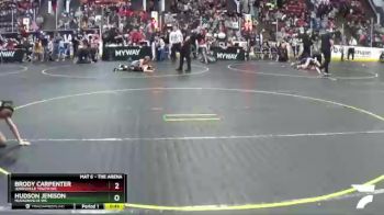 64 lbs Quarterfinal - Hudson Jenison, Hudsonville WC vs Brody Carpenter, Jonesville Youth WC