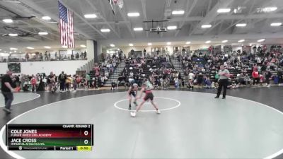 75 lbs Champ. Round 2 - Jace Cross, Immortal Athletics WC vs Cole Jones, Purler Wrestling Academy