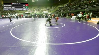 134 lbs Round Of 32 - Nick Clark, Centennial vs Shadrach Jara, Bakersfield Christian High School